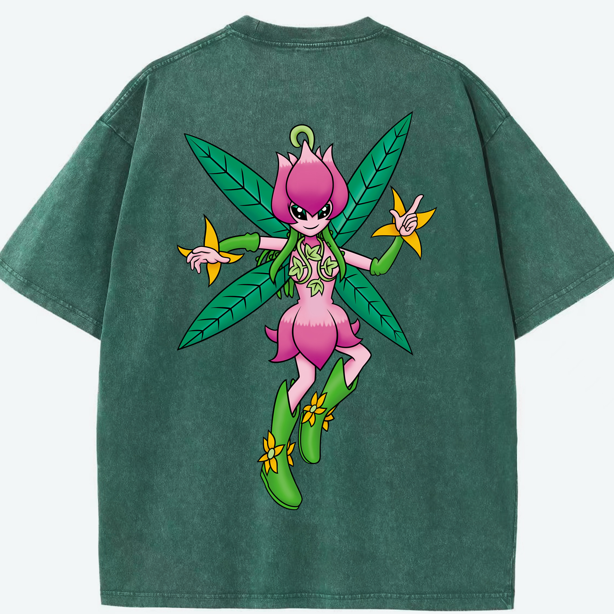 （画像用） Digimon デジタルモンスター/デジモン 綿100% ヴィンテージ風 半袖Tシャツ（背面プリント）